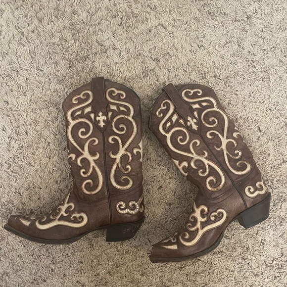 Brown Corral Cowgirl Boots - Picture 2 of 3